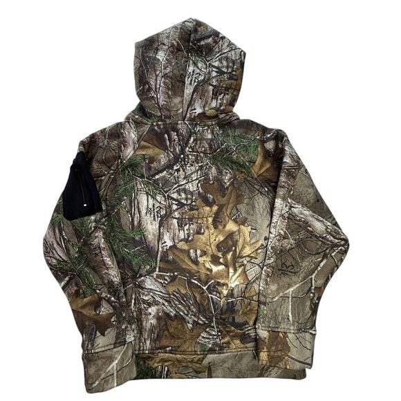 Realtree Xtra Youth Camo Fleece Hoodie L 10–12 Hunting Outdoor Pullover - Picture 3 of 10